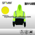 as/nzs class d/n reflective workwear hoodie sweatshirt hi vis workwear security clothing 100% polyester fleece